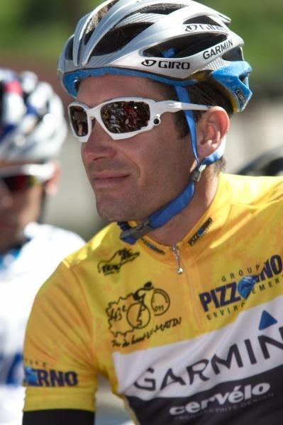 Christophe Le Mevel (Garmin-Cervelo) before the start.