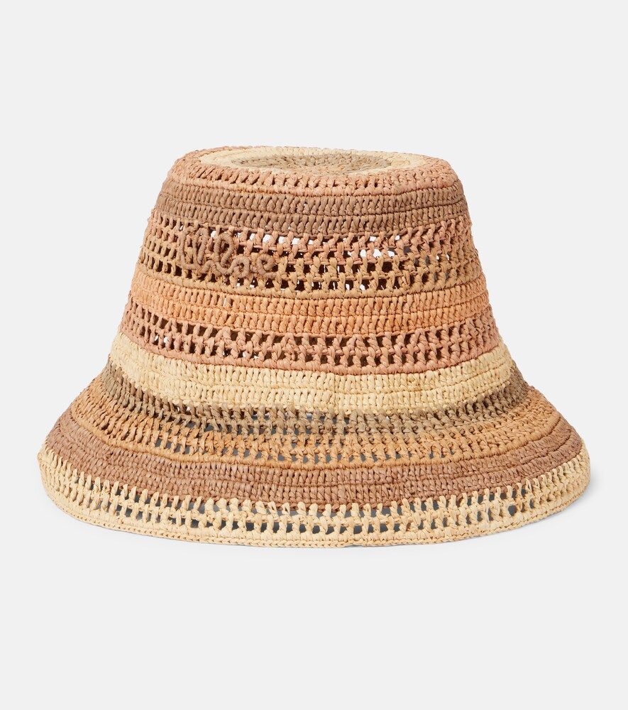 Sunset Raffia Bucket Hat