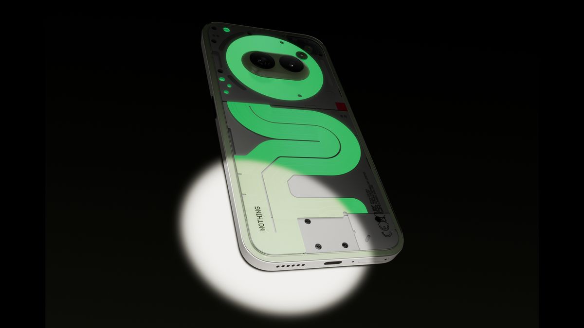 Nothing Phone 2a Plus Community Edition Glow-In-The-Dark.