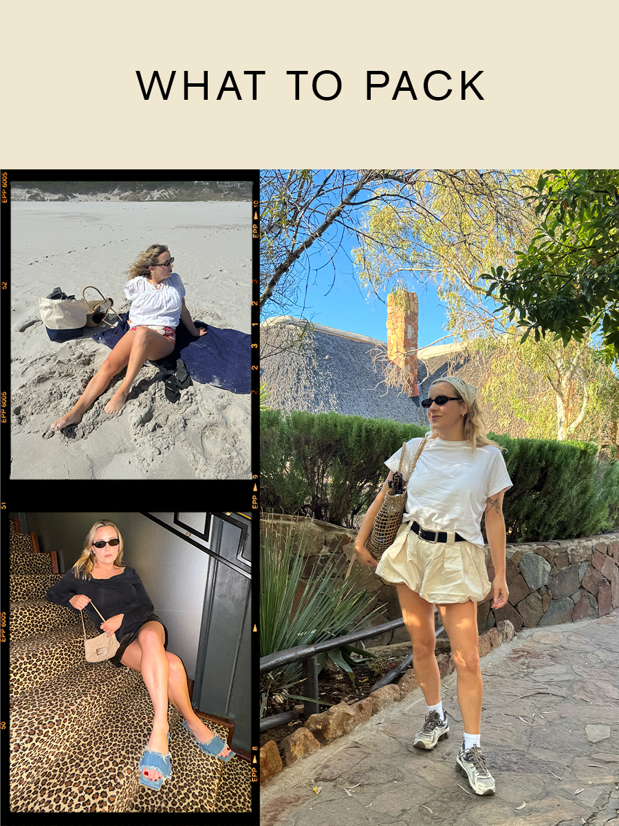 Collage of images taken in Cape Town