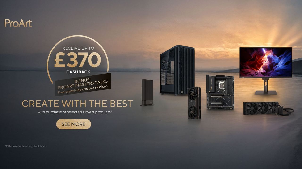 Boost your creative workflow with ASUS ProArt – now with up to £370 cashback