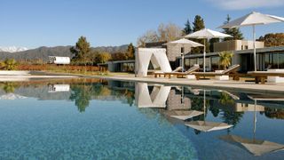 Outdoor pool at Entre Cielos Wine Hotel and Spa