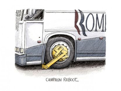 Romney gets the boot