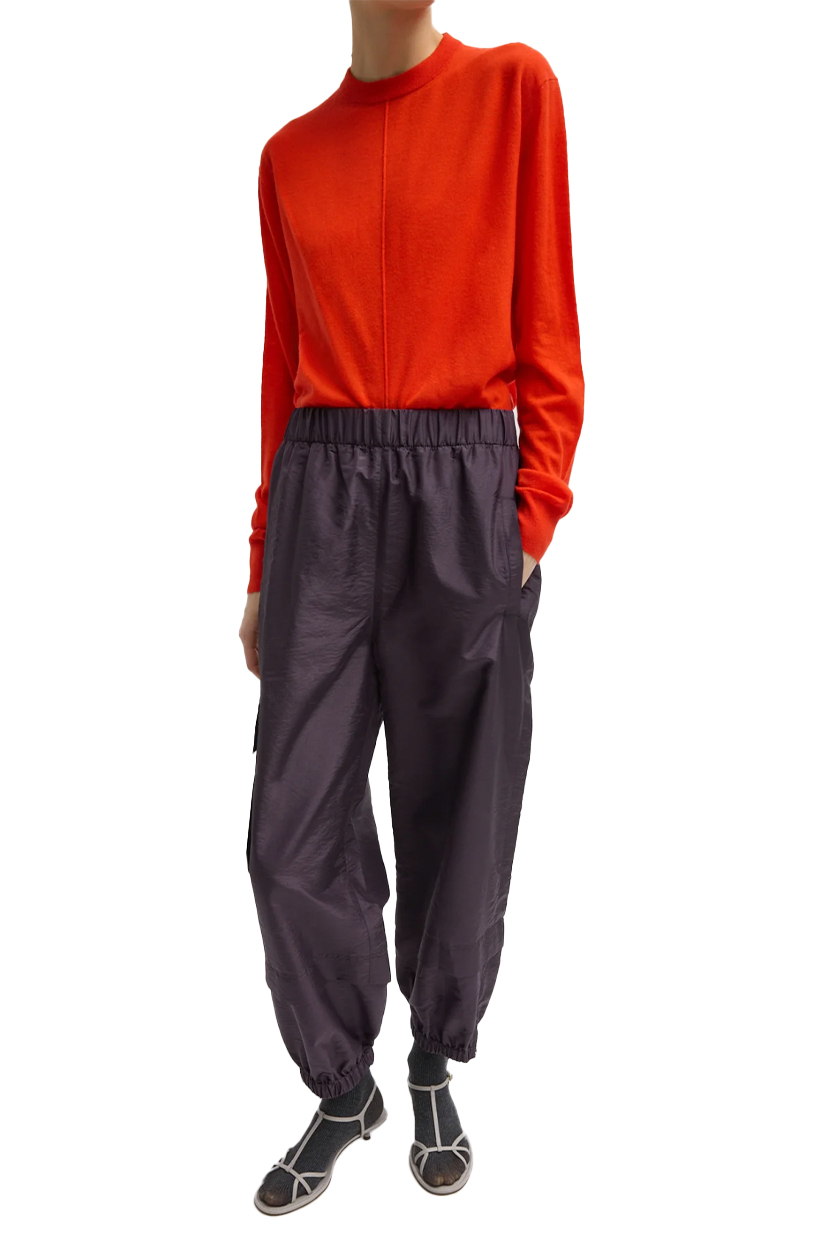 Crispy Nylon Wilt Pull on Jogger - Eggplant / Xxs-R / T000nn3369