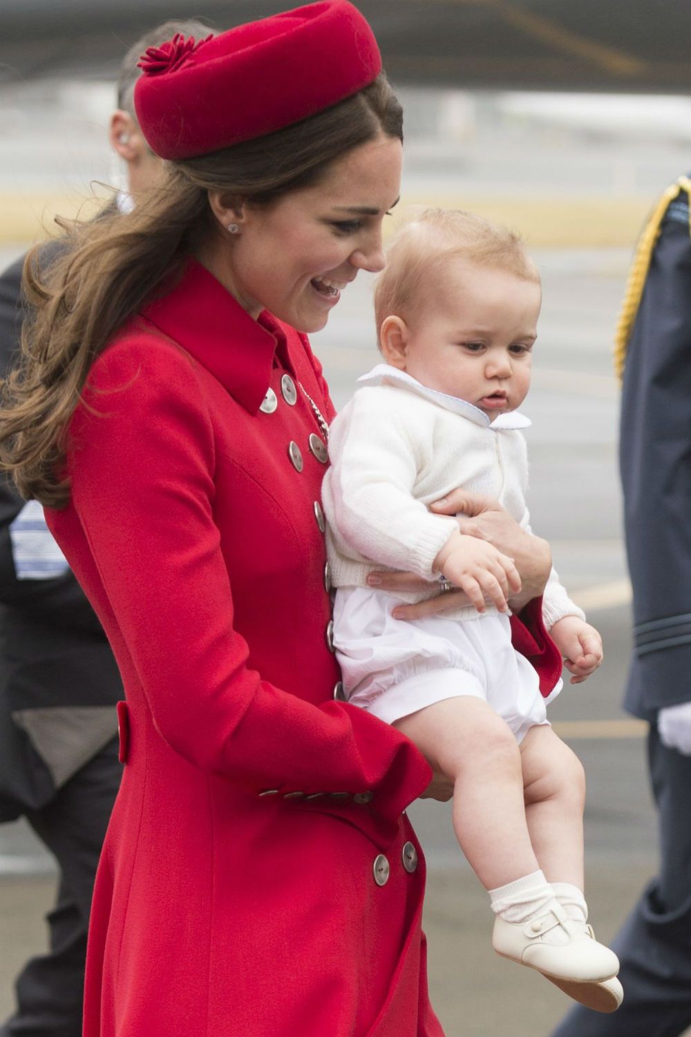 Kate Middleton, Prince William and Prince George in New Zealand