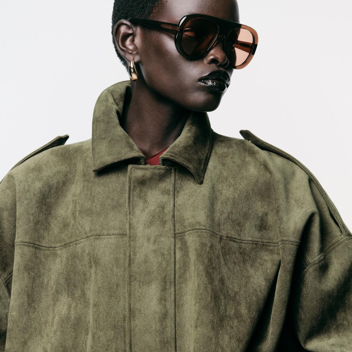 olive green jacket