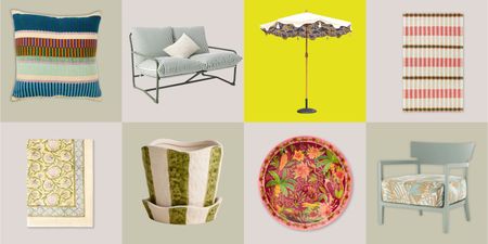 Patterned Outdoor Furniture and Decor