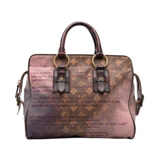 Louis Vuitton Pre-Ownedx Richard Prince 2008 Graduate Jokes tote bag