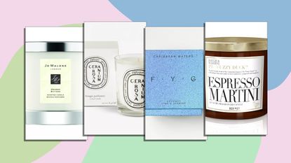 A selection of the best scented candles fmor left to right Jo Malone London, Diptyque, F.Y.G, Bayliss &amp; Harding