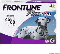 Frontline Plus Flea and Tick Treatment for Dogs RRP: $46.99 | Now: $33.14 | Save: $13.85 (29%)