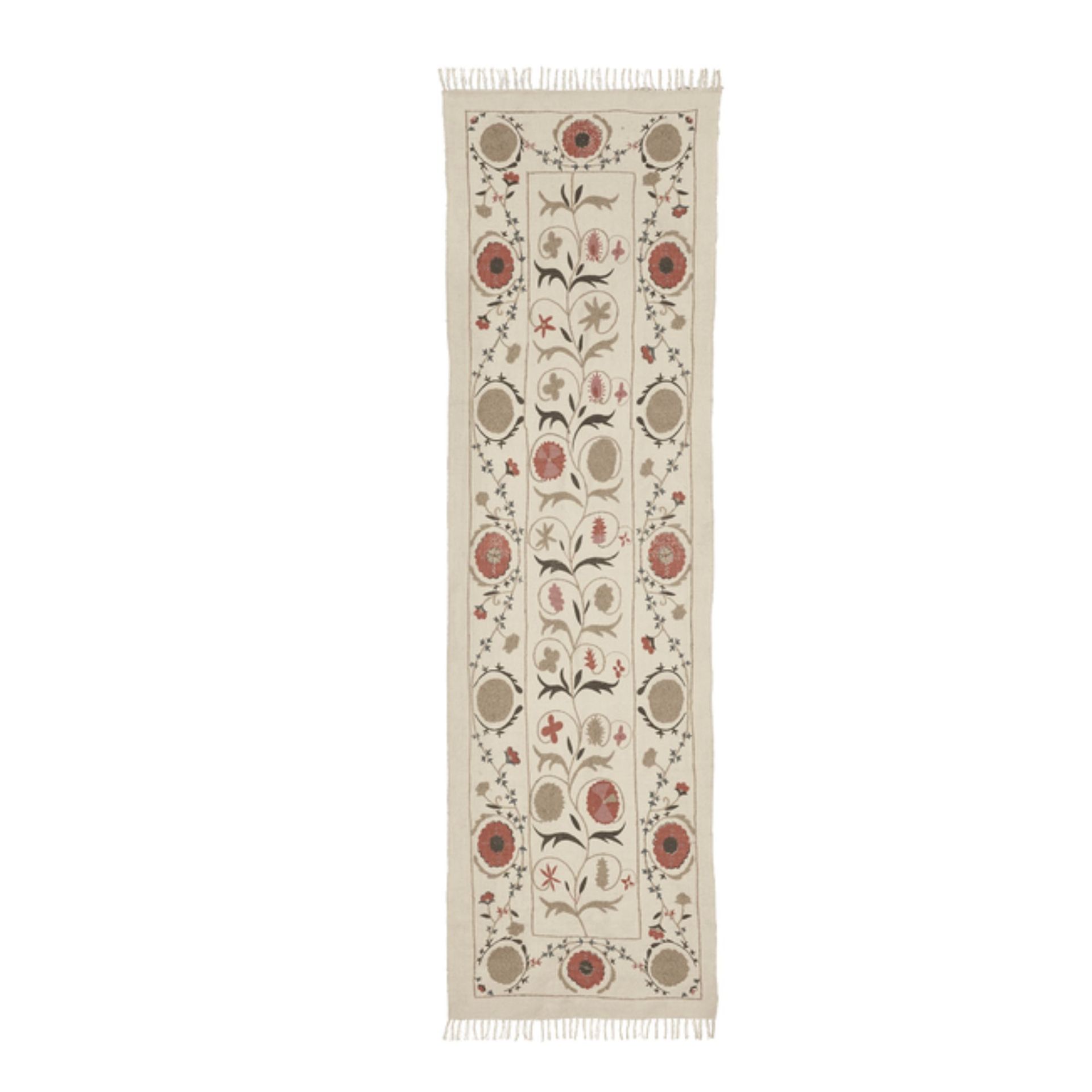 oka floral runner rug