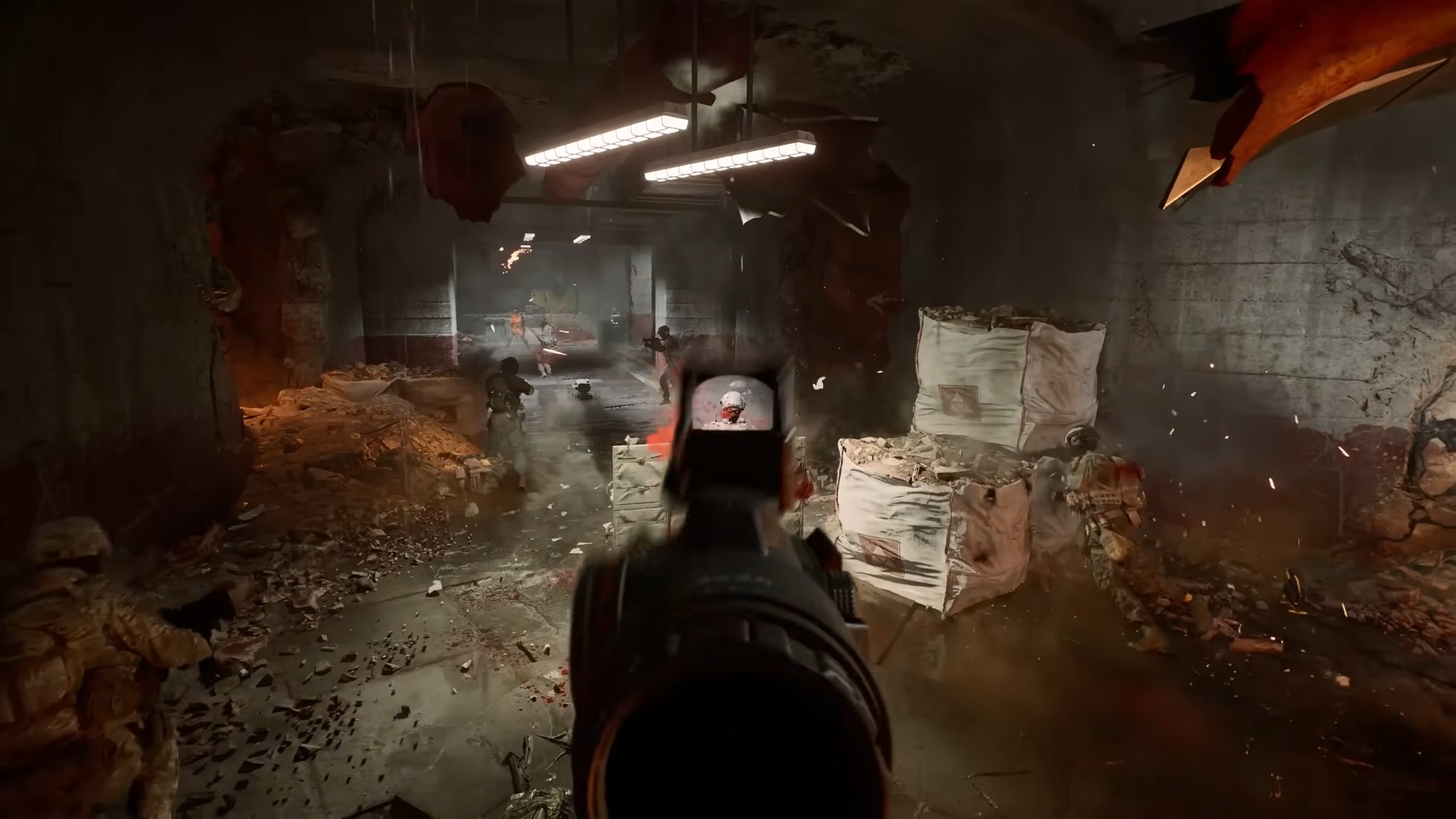 Battlefield 6 Season 2 shooting after breaching wall in hagental base