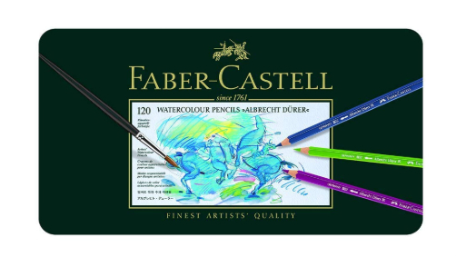 Best watercolour pencils: box of 120 Faber-Castell Albrecht Durer pencils