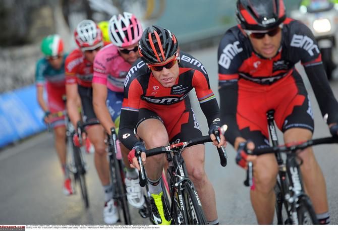 Cadel Evans during stage 6