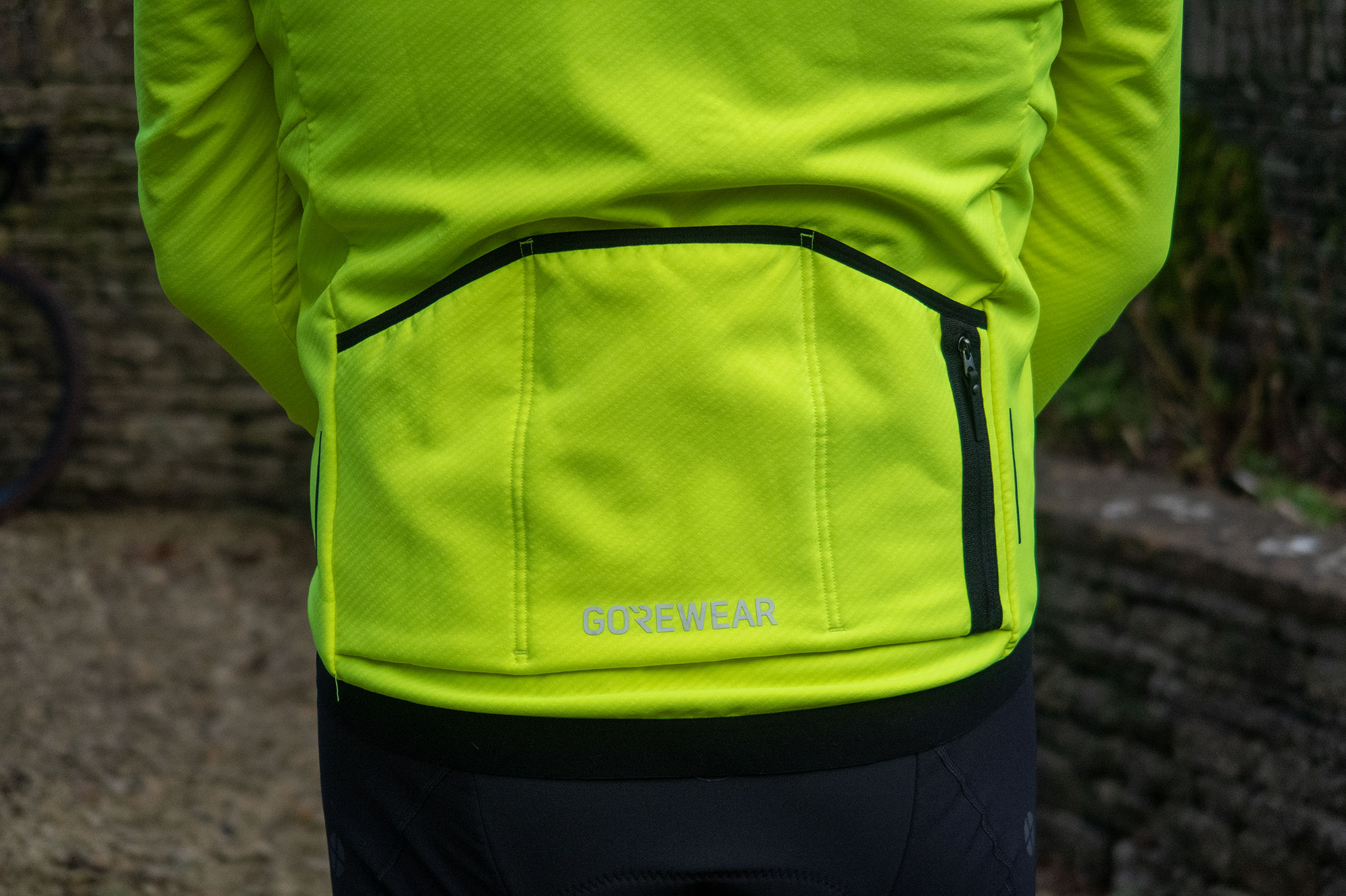 Image showing three large rear pockets