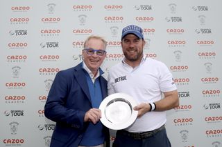 Pelley and Ramsay celebrate the Cazoo Classic victory