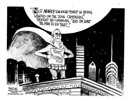 
Political Cartoon U.S. Bloomberg 2016