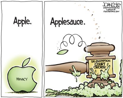 Editorial Cartoon U.S. Apple FBI