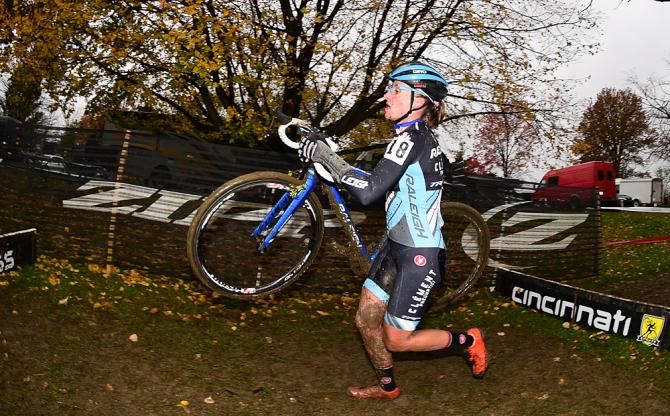 Caroline Mani (Raleigh Clement) running the barriers mid-race. She has looked good over the past month