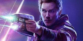 Star Lord in avengers: infinity war
