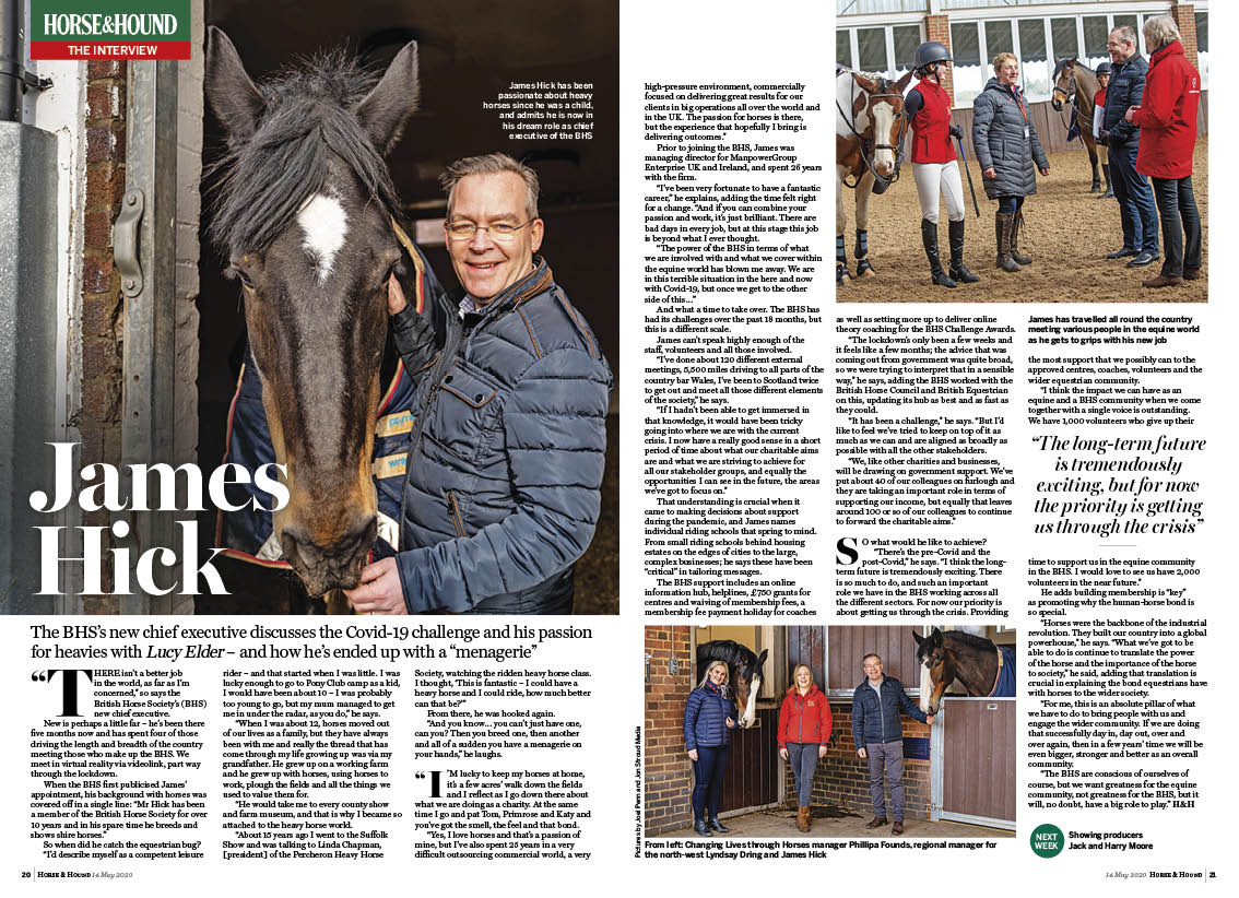 FT 2pp H&amp;amp;H interview James Hick