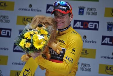 Evans was all smiles following his win at the Crit&eacute;rium International