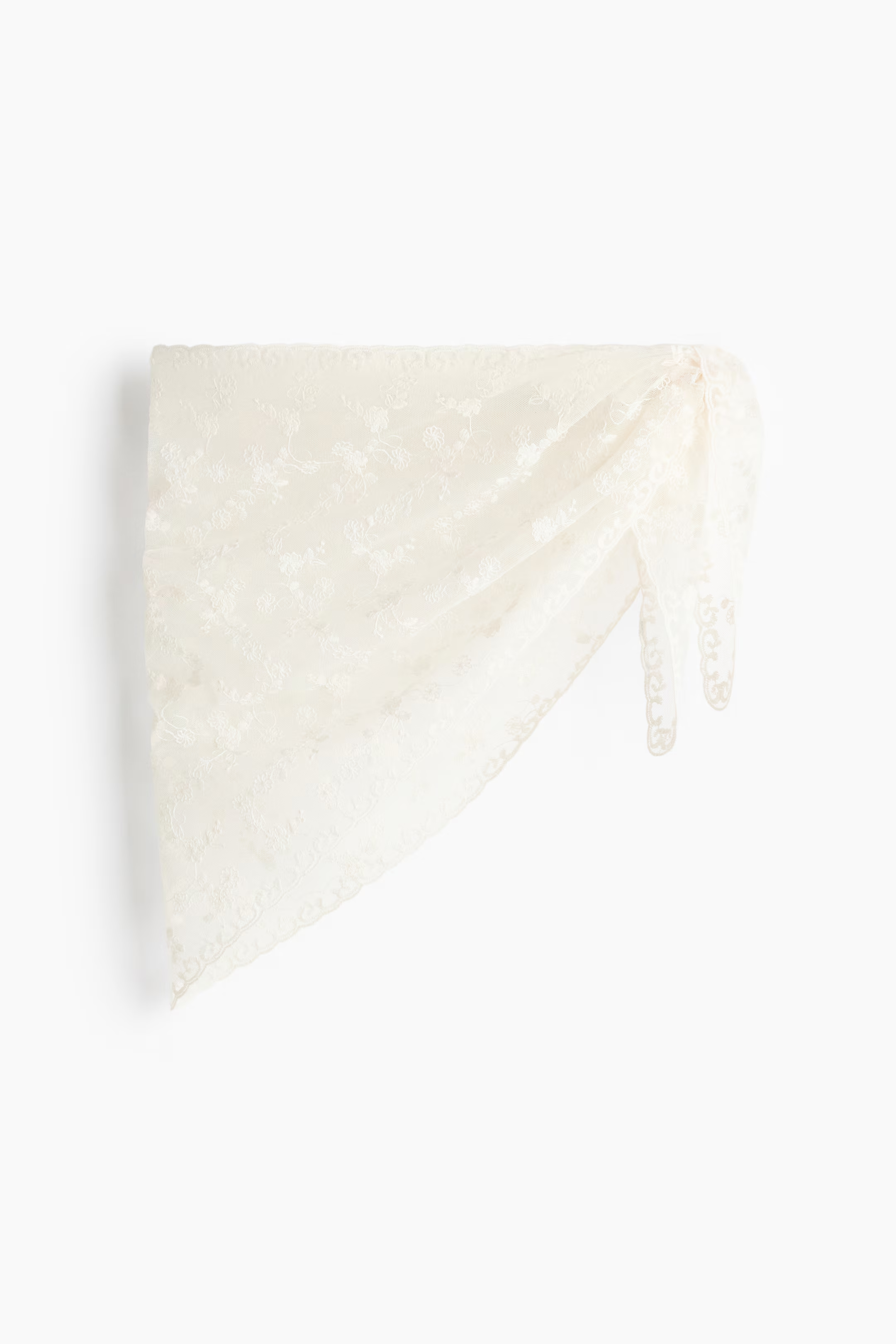 H&amp;M, Embroidered mesh hip scarf