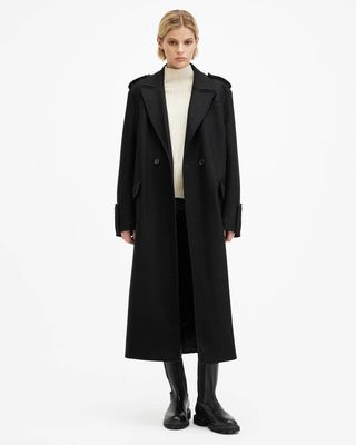 Augusta Cashmere Wool Blend Coat