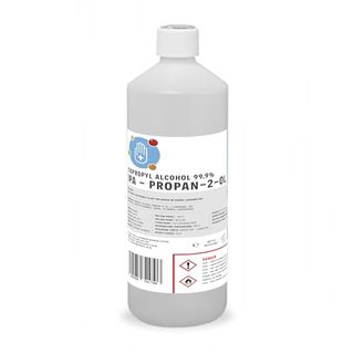 Palm Safe Isopropanol Alcohol Ipa 99.99% 1l Disinfectant for Household, Hospitals, Office - Electronics, Stains, Grease, Glue and Paint Cleaner Easy Pour