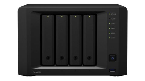 A photograph of the Synology DVA3221