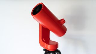 Unistellar Odyssey Pro smart telescope on a white background