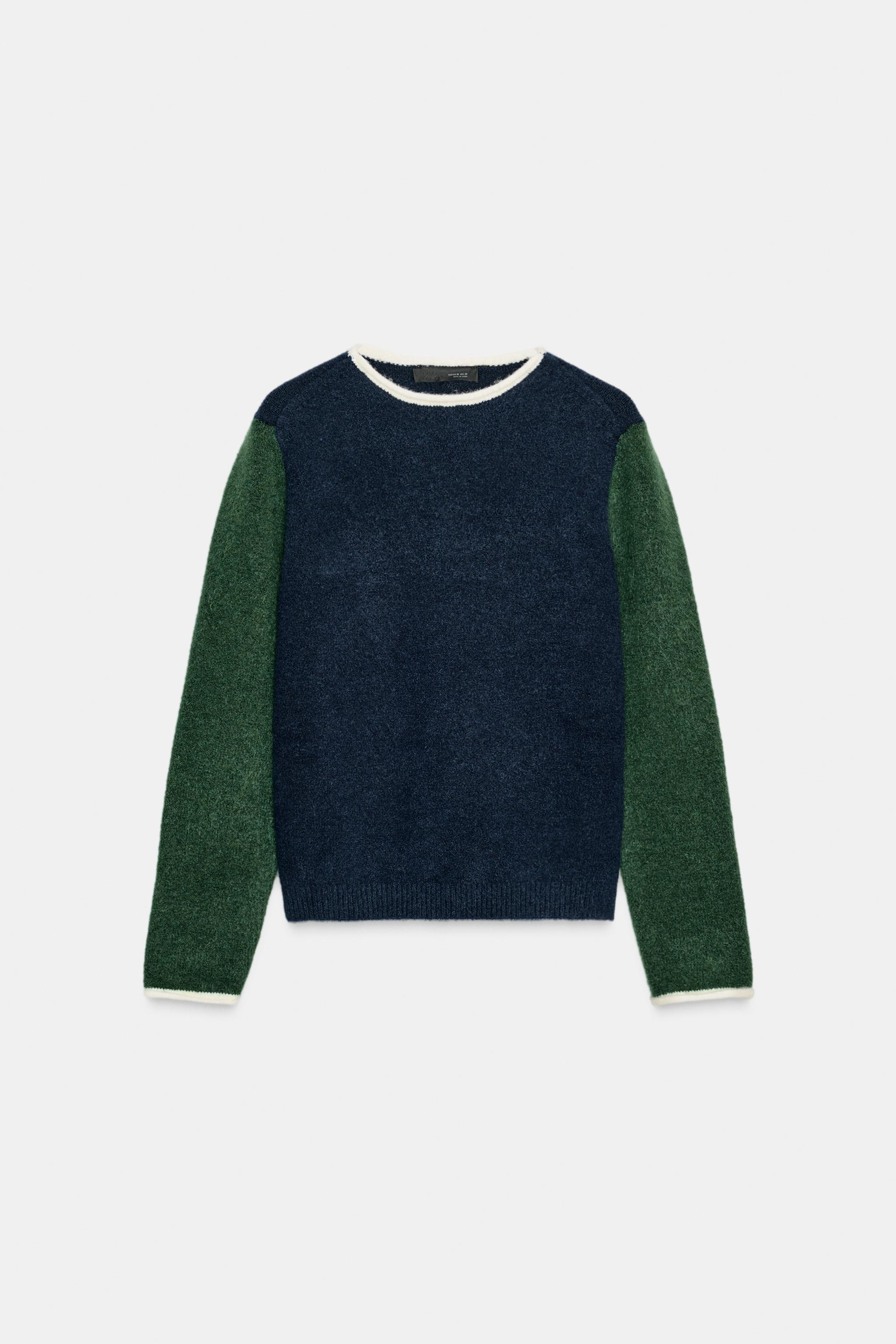Color Block Knit Sweater