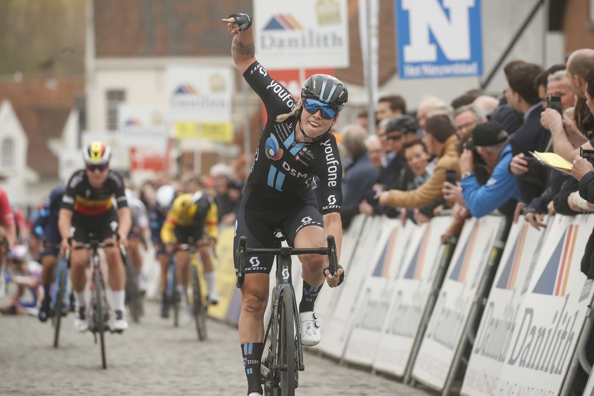 Lorena Wiebes (Team DSM) wins the Nokere Koerse voor Dames
