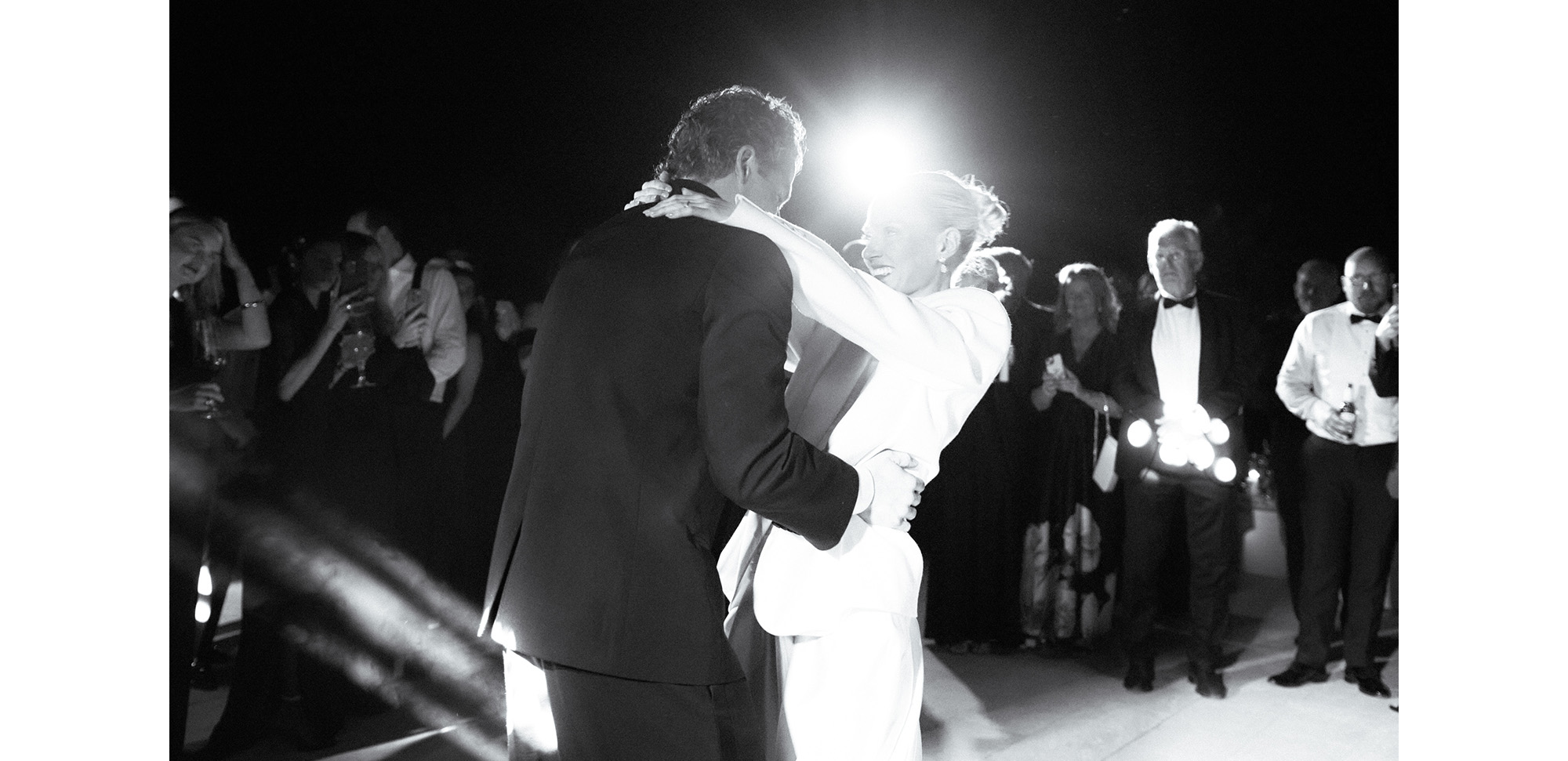 Max and Karoline dancing during the wedding reception.