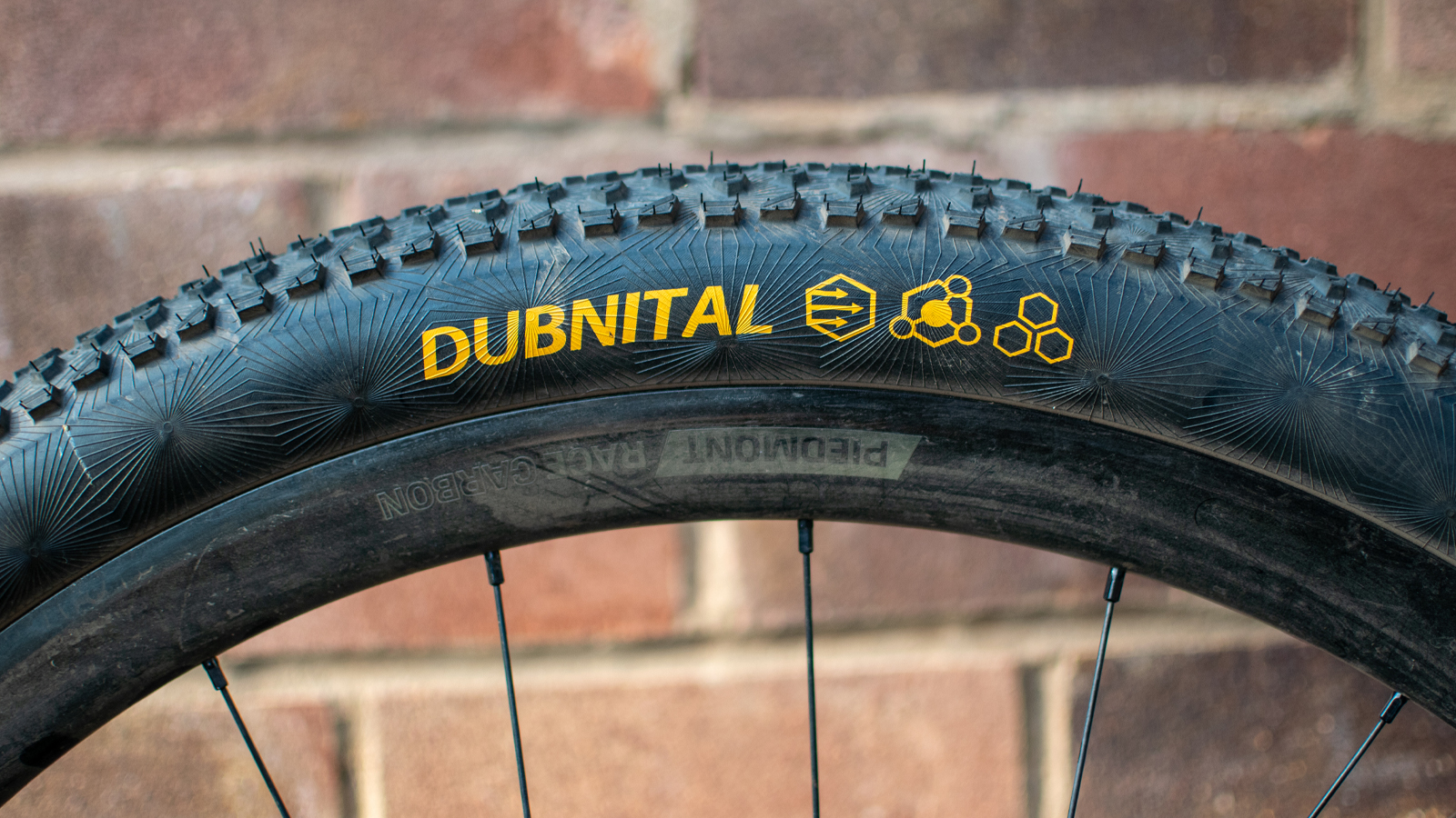 A Continental Dubnital tyre fitted to a wheel