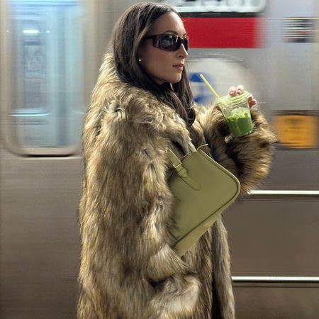 Bella Gerard wearing street style trends during new york fashion week