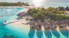 Aerial shot of OZEN LIFE MAADHOO hotel resort