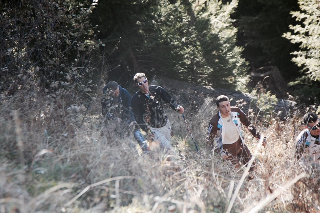 Some riders opted for full cycling kit (minus cycling shoes and helmet) for their hike
