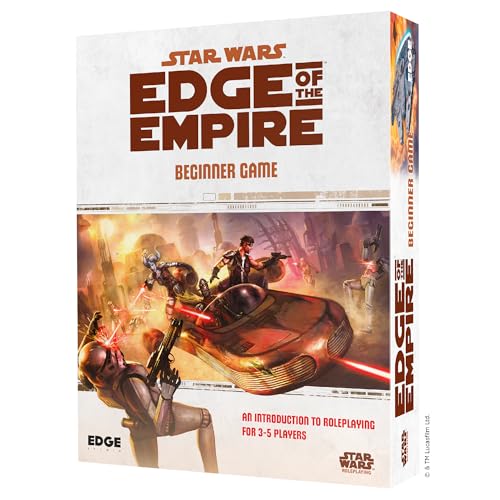 Asmodee Star Wars Edge of the Empire: Beginner Game - Embark on Galactic Adventures in a Complete Learn-As-You-Go Experience! Sci-Fi Rpg, Ages 10+, 3-5 Players, 1 Hour Playtime