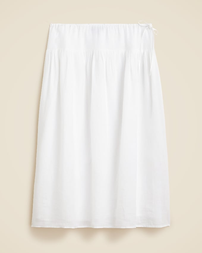 Side-Tie Skirt in Ramie