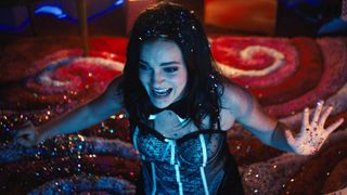 Madeline Brewer in Cam, one of the best horror movies on Netflix