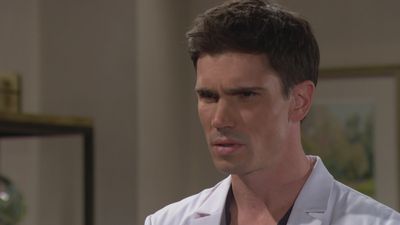 Finn (Tanner Novlan) looks confused in The Bold and the Beautiful