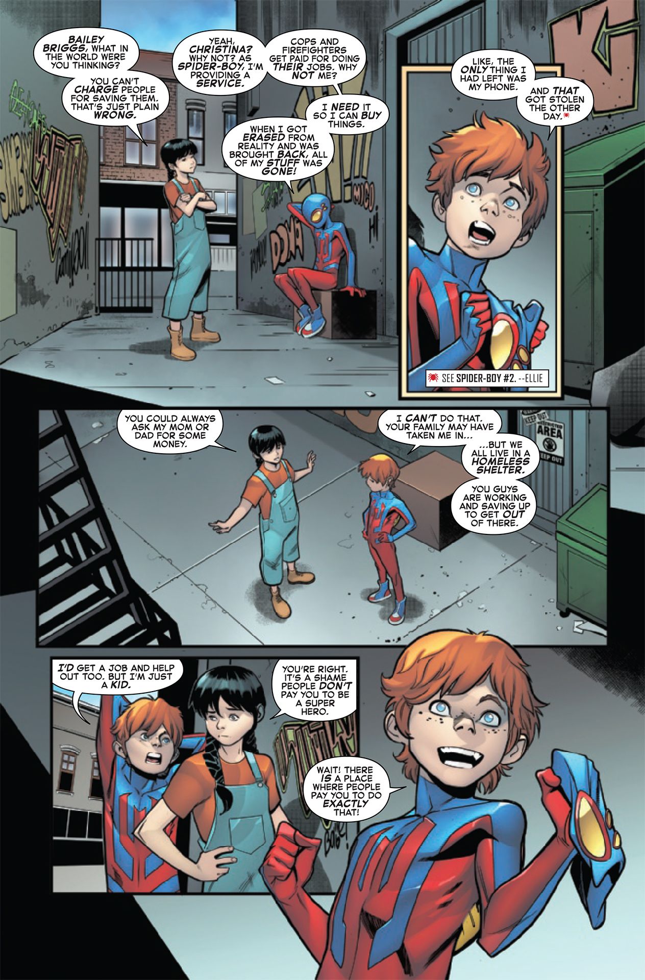 Spider-Boy #3 interior art