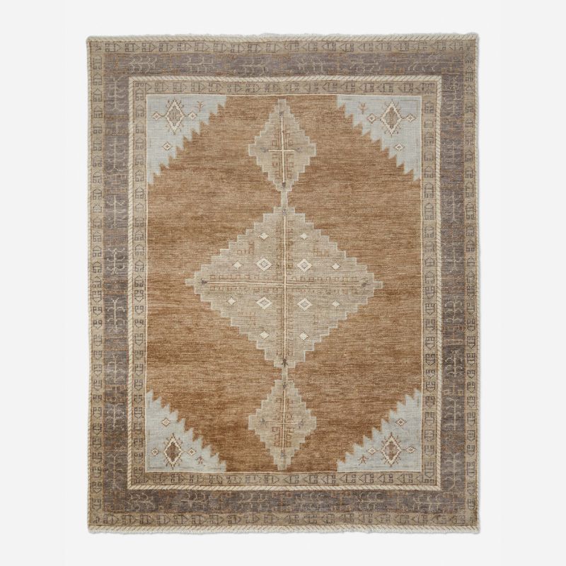 beige patterned rug