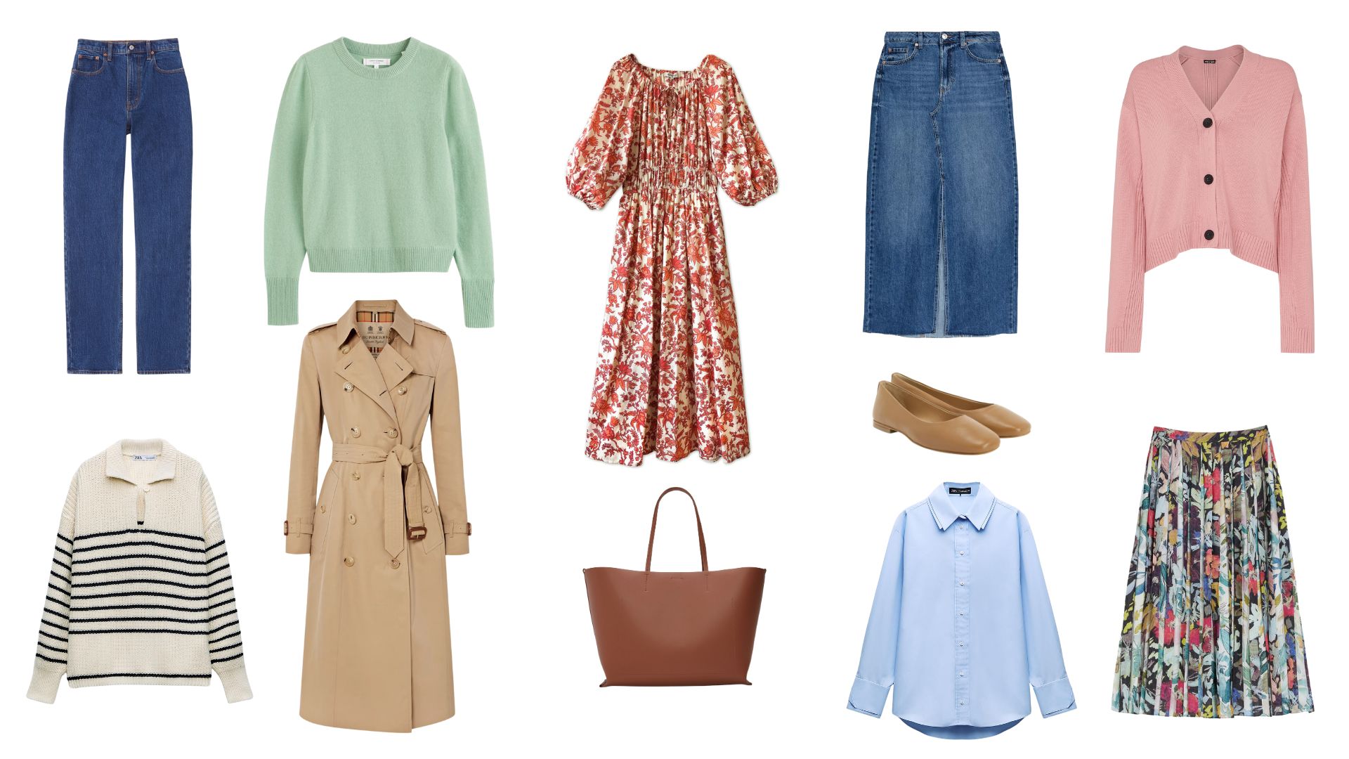 The Ballet Flat is Back  Chic outfits spring, Spring capsule