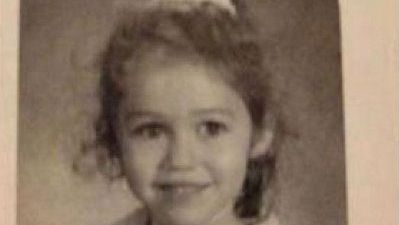 Miley Cyrus as a child