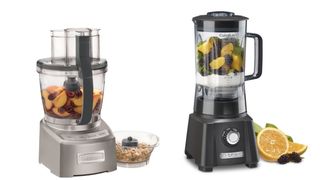 Blenders and food processors have similar components, but different designs. 