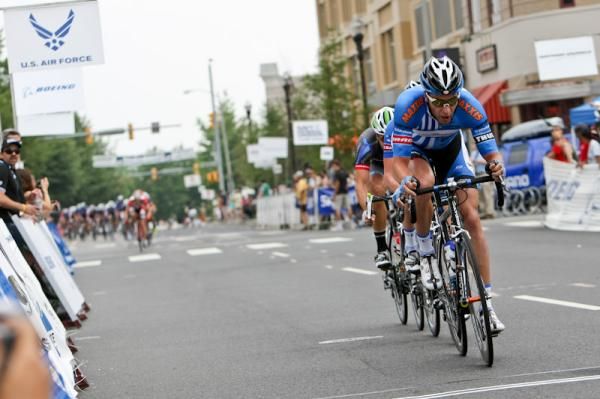 Adrian Hegyvary (UnitedHealthcare) helping get the gap on the field.