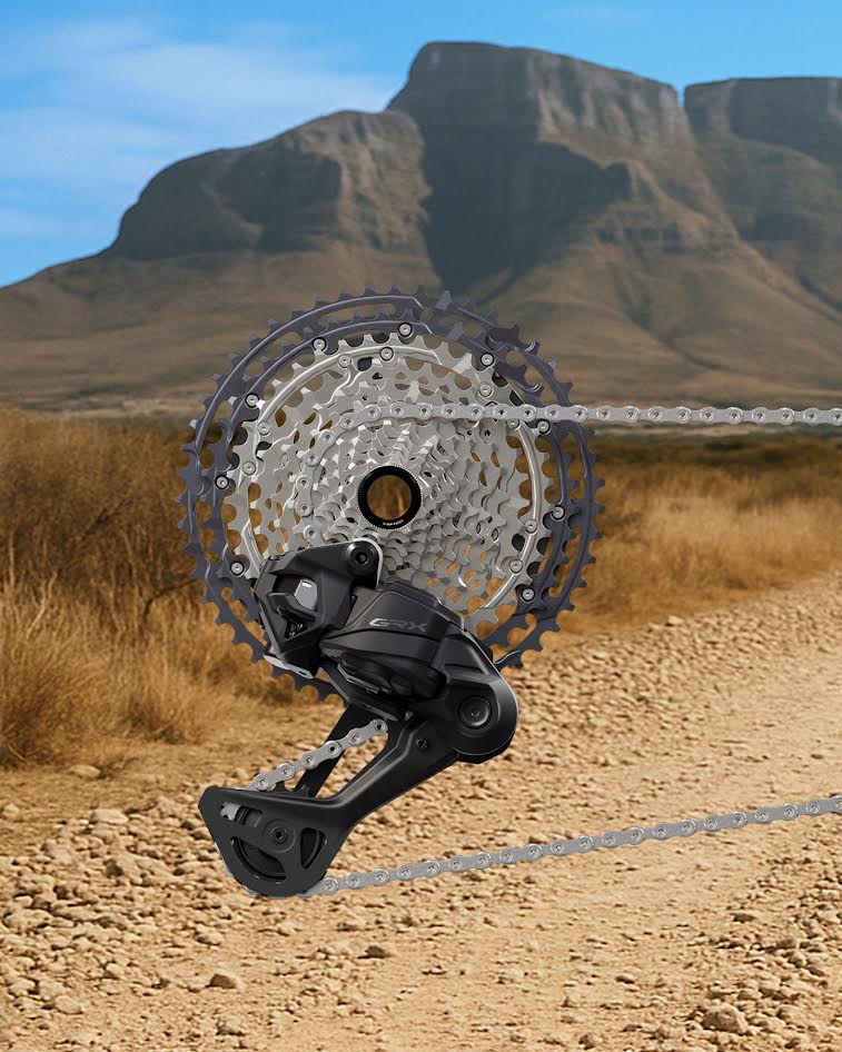 A Shimano GRX rear derailleur