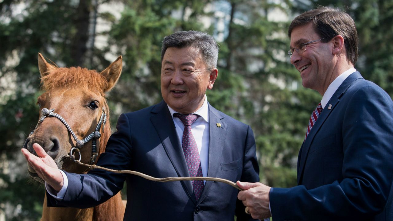 Mark Esper, Mongolia, Horse, 